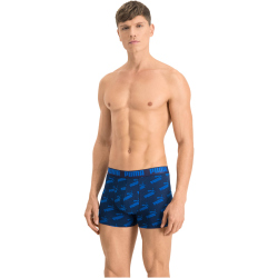 8er Pack PUMA Men All-Over-Print Boxershorts blue XL