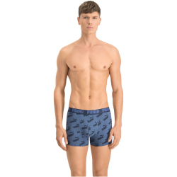 8er Pack PUMA Men All-Over-Print Boxershorts denim M