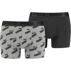 8er Pack PUMA Men All-Over-Print Boxershorts dark grey...