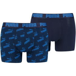10er Pack PUMA Men All-Over-Print Boxershorts blue XL