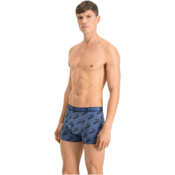 10er Pack PUMA Men All-Over-Print Boxershorts denim XL