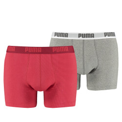 4er Pack PUMA Basic Boxershorts red S