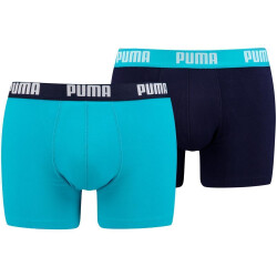 4er Pack PUMA Basic Boxershorts aqua / blue S
