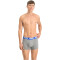 4er Pack PUMA Basic Boxershorts blue / grey melange S