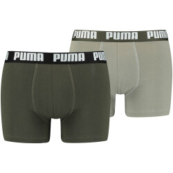 4er Pack PUMA Basic Boxershorts dark green combo S