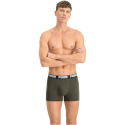 4er Pack PUMA Basic Boxershorts dark green combo S