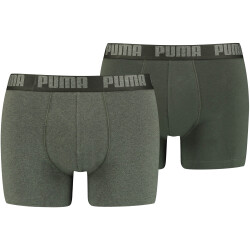 4er Pack PUMA Basic Boxershorts green melange S