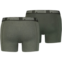 4er Pack PUMA Basic Boxershorts green melange S
