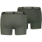 4er Pack PUMA Basic Boxershorts green melange S