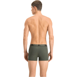 6er Pack PUMA Basic Boxershorts green melange L