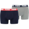 6er Pack PUMA Basic Boxershorts blue / grey melange (036) S