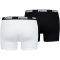 8er Pack PUMA Basic Boxershorts white / black XXL