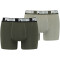 8er Pack PUMA Basic Boxershorts dark green combo XXL