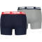 8er Pack PUMA Basic Boxershorts blue / grey melange (036) M