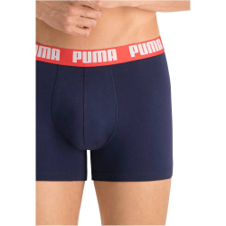 8er Pack PUMA Basic Boxershorts blue / grey melange (036) XL