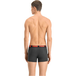 10er Pack PUMA Basic Boxershorts red / grey / black XL