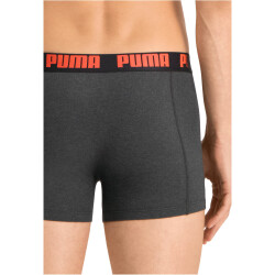 10er Pack PUMA Basic Boxershorts red / grey / black XXL