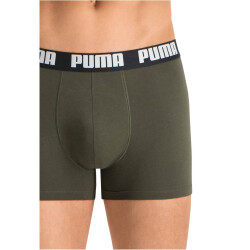 10er Pack PUMA Basic Boxershorts dark green combo XXL