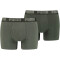 10er Pack PUMA Basic Boxershorts green melange M