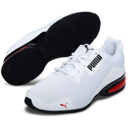 PUMA Leader VT Tech Mesh Laufschuhe puma white/high risk...