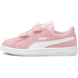PUMA Smash v2 Suede PS Kinder Sneaker mit Klettverschluss pink lady/puma white 31