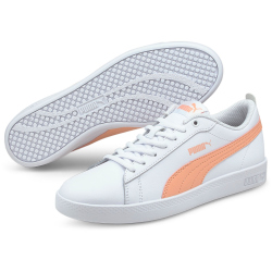 PUMA Smash v2 Leder Sneaker Damen puma white/apricot...