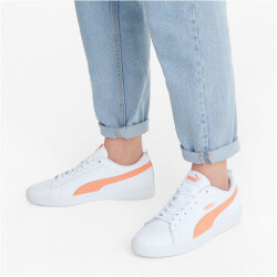 PUMA Smash v2 Leder Sneaker Damen puma white/apricot...