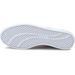 PUMA Smash v2 Leder Sneaker Damen puma white/apricot blush/puma black 40
