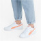 PUMA Smash v2 Leder Sneaker Damen puma white/apricot blush/puma black 40