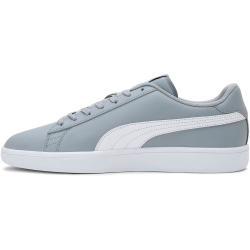 PUMA Smash v2 Leder Sneaker quarry/puma white/puma team gold 38.5