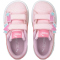 PUMA Smash v2 Unicorn Baby-Sneaker mit Klettverschluss pink lady/pink lady 23