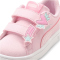 PUMA Smash v2 Unicorn Baby-Sneaker mit Klettverschluss pink lady/pink lady 23