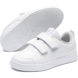 PUMA Courtflex v2 PS Kinder Sneaker mit Klettverschluss...