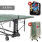 Sponeta S 4-72 e Tischtennisplatte Expertline Outdoor + Abdeckhülle + Schläger Set