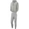 NIKE Sportswear Club French Terry Trainingsanzug mit Kapuze dark grey heather/matte silver XS