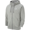 NIKE Sportswear Club French Terry Trainingsanzug mit Kapuze dark grey heather/matte silver XS