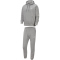 NIKE Sportswear Club Fleece Trainingsanzug mit Kapuze dk grey heather/matte silver/white L