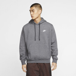 NIKE Sportswear Club Fleece Trainingsanzug mit Kapuze charcoal heathr/anthracite/white S
