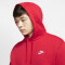 NIKE Sportswear Club Fleece Trainingsanzug mit Kapuze university red/university red/white XL