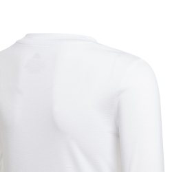 adidas Team Base langarm Funktionsshirt Kinder white 116