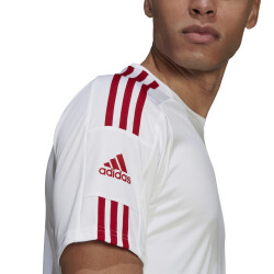 adidas Squadra 21 Trikot Kurzarm white/team power red S