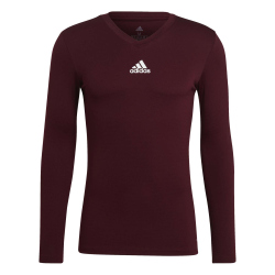 adidas Team Base langarm Funktionsshirt Herren GN7503 - team maroon S
