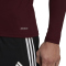 adidas Team Base langarm Funktionsshirt Herren GN7503 - team maroon S
