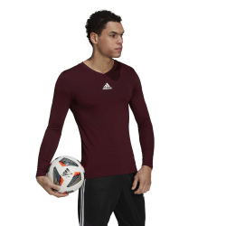adidas Team Base langarm Funktionsshirt Herren GN7503 - team maroon M