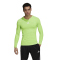 adidas Team Base langarm Funktionsshirt Herren GN7505 - team solar green XS