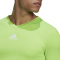 adidas Team Base langarm Funktionsshirt Herren GN7505 - team solar green XS