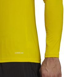 adidas Team Base langarm Funktionsshirt Herren GN7506 - team yellow M