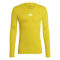 adidas Team Base langarm Funktionsshirt Herren GN7506 - team yellow M