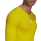 adidas Team Base langarm Funktionsshirt Herren GN7506 - team yellow M