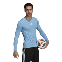 adidas Team Base langarm Funktionsshirt Herren team light blue M